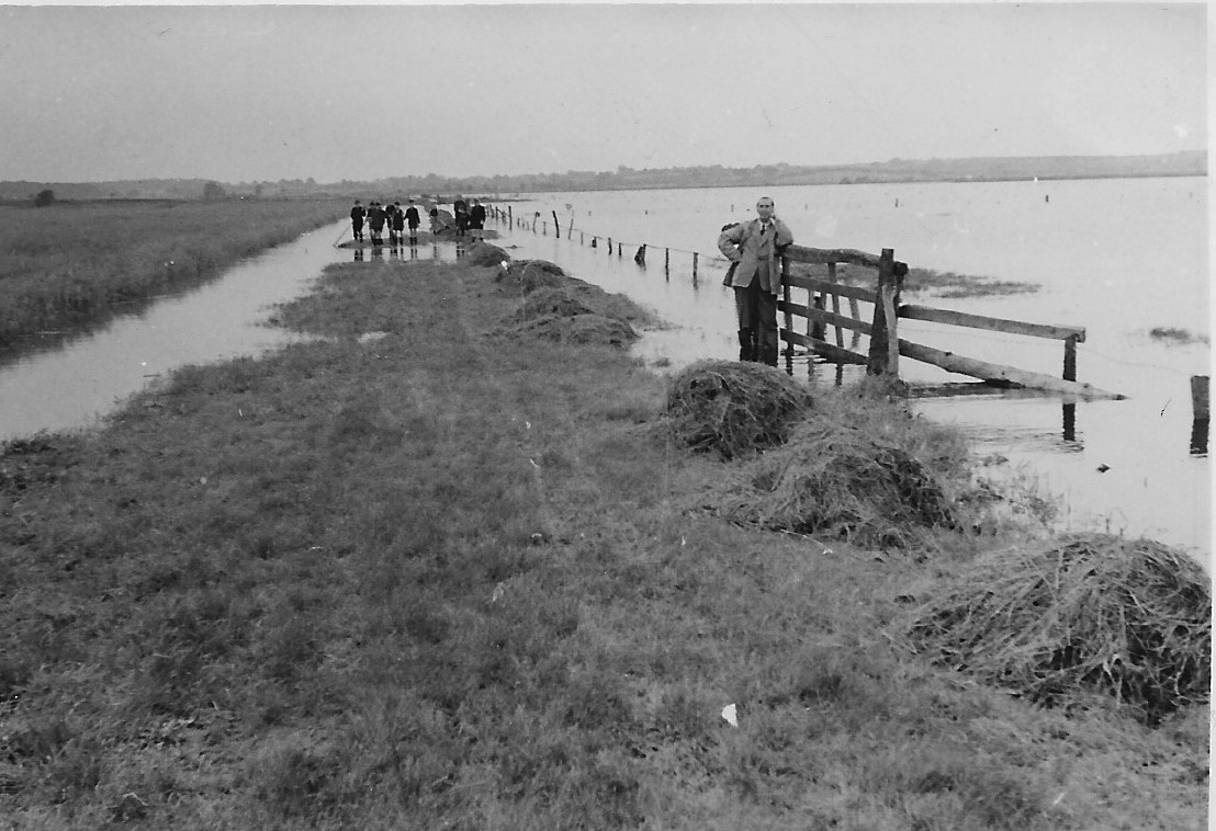 1954 Überschwemmung im Moor Bild 4