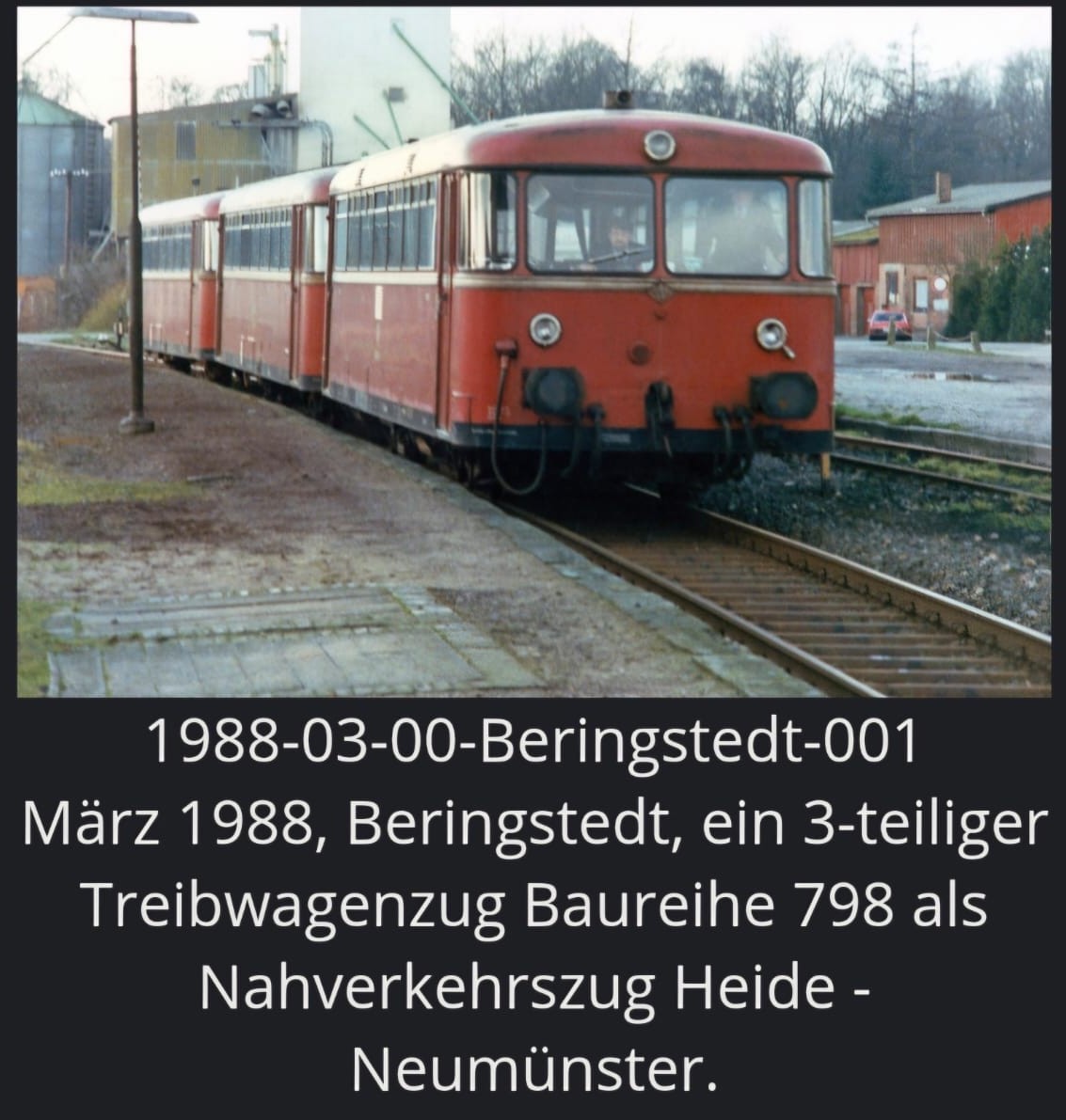 1988 Bahnhof Beringstedt 