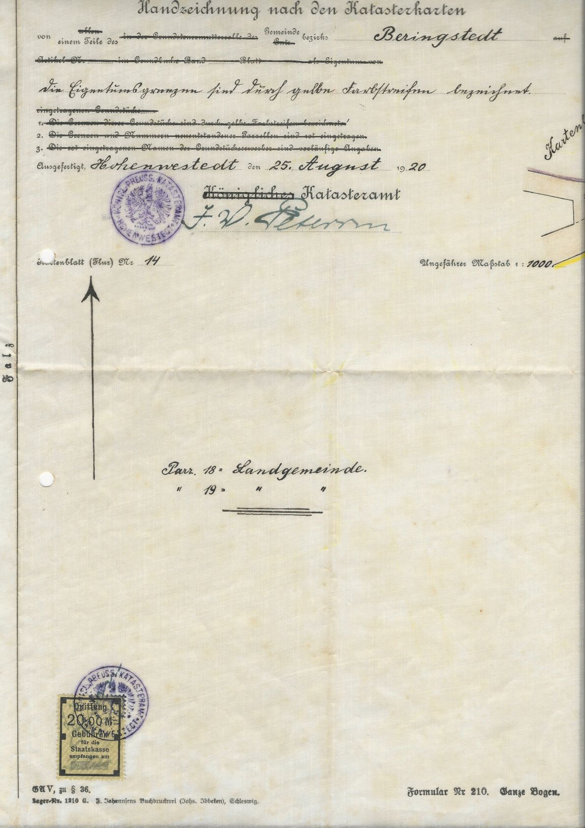 1 Katasterkarte von 1920 für website