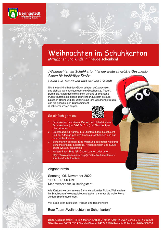 2022 Weihnachten im Schuhkarton