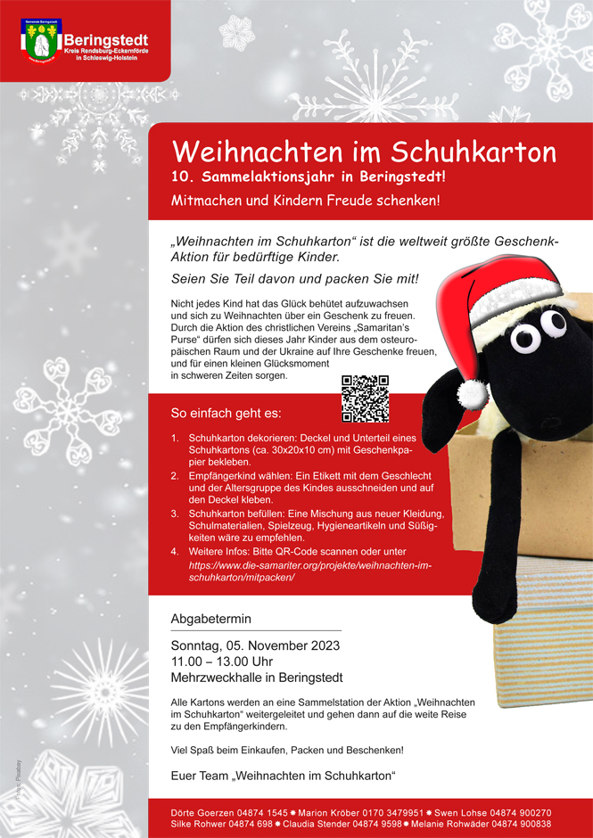 2023 Weihnachten im Schuhkarton
