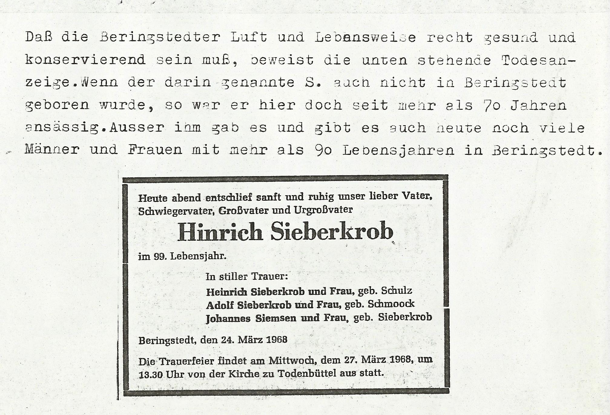 99 Jahre Sieberkrob