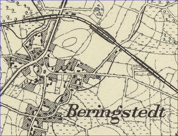 Beringstedt 1877 Ausschnitt