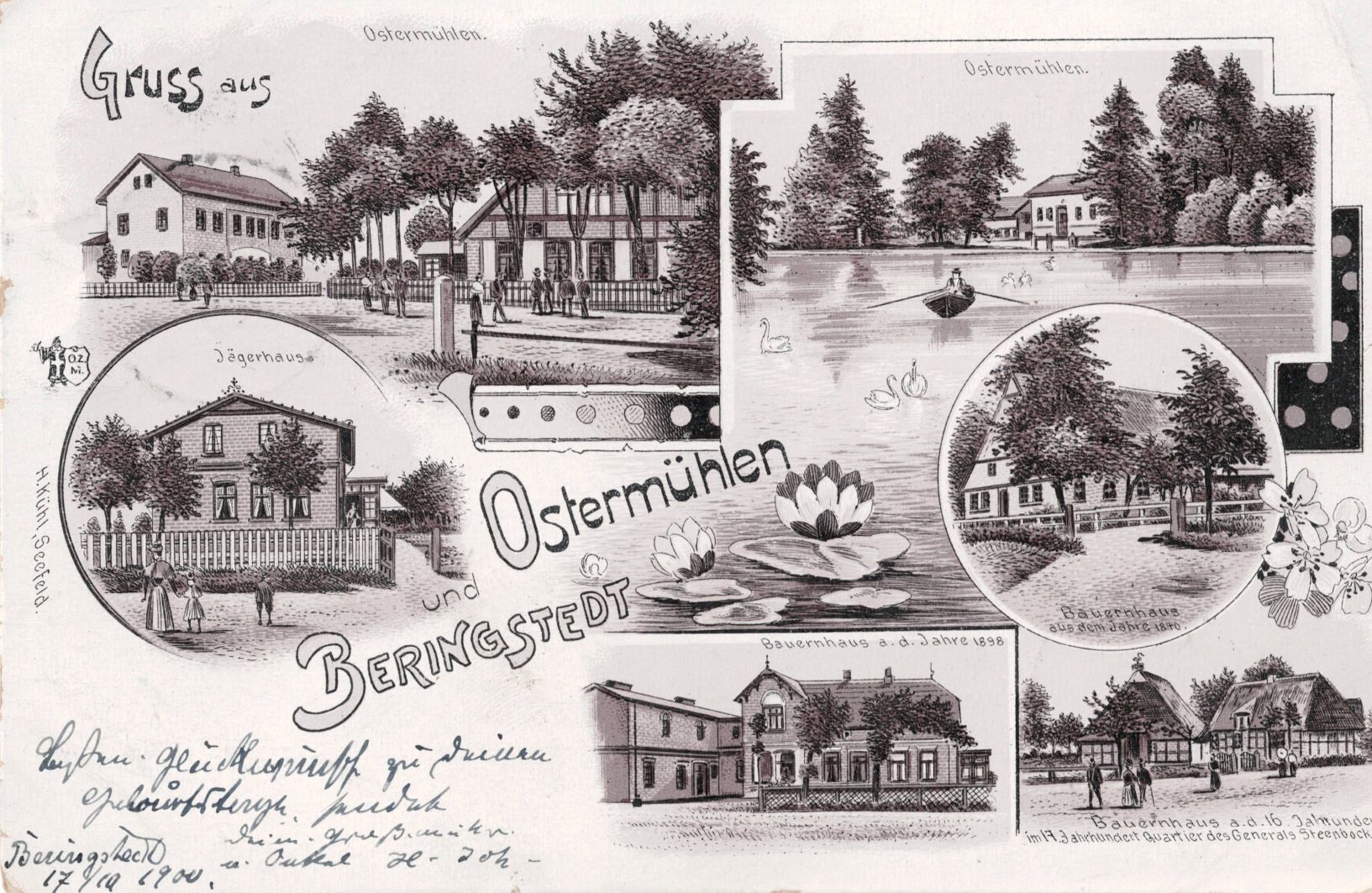 alte Postkarte von Annelenes Freundin für website
