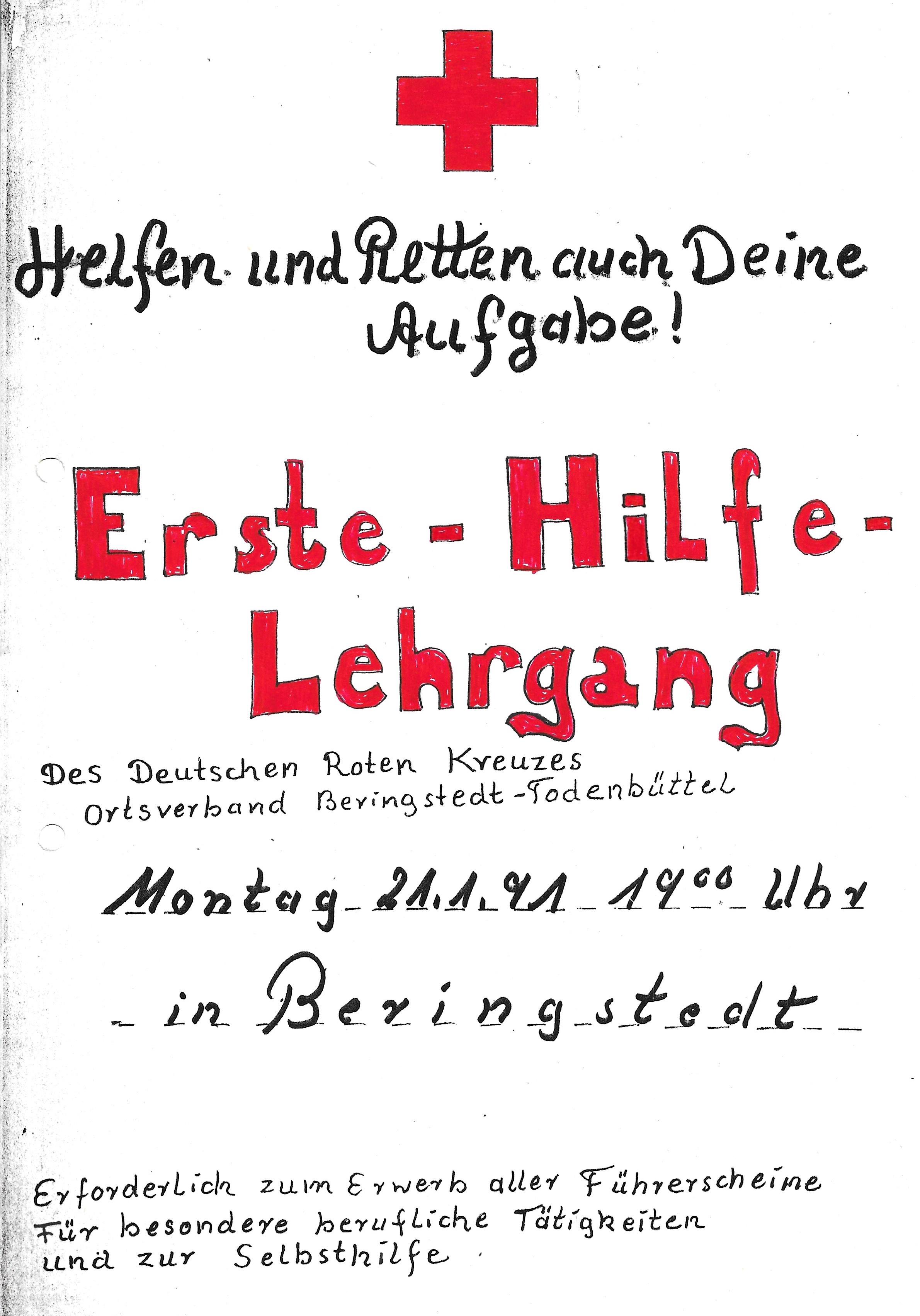 ErsteHilfeLehrgangFührerschein