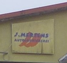 Firmenschild Mertens