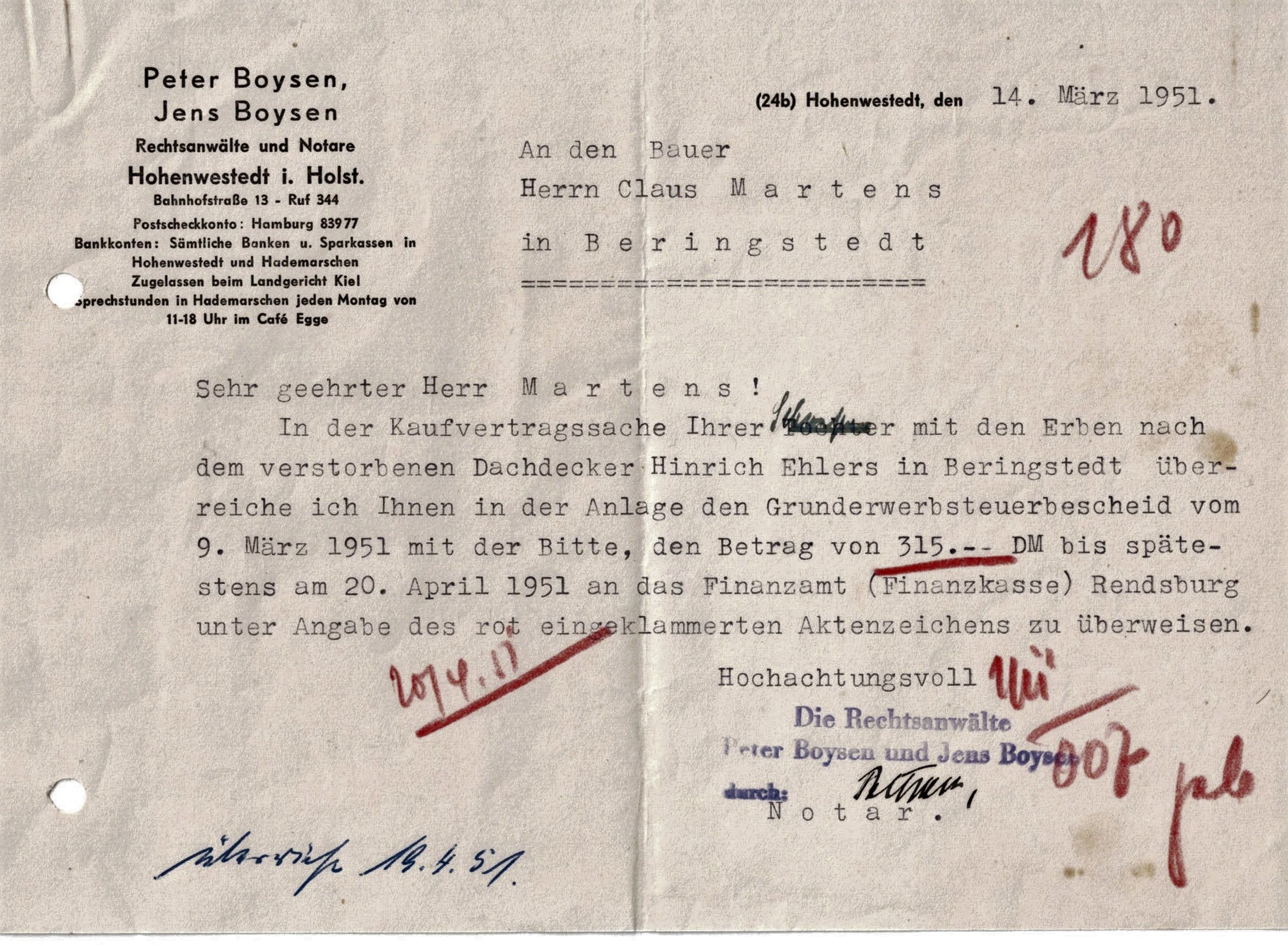 Hausverkauf 1951 Saar 40