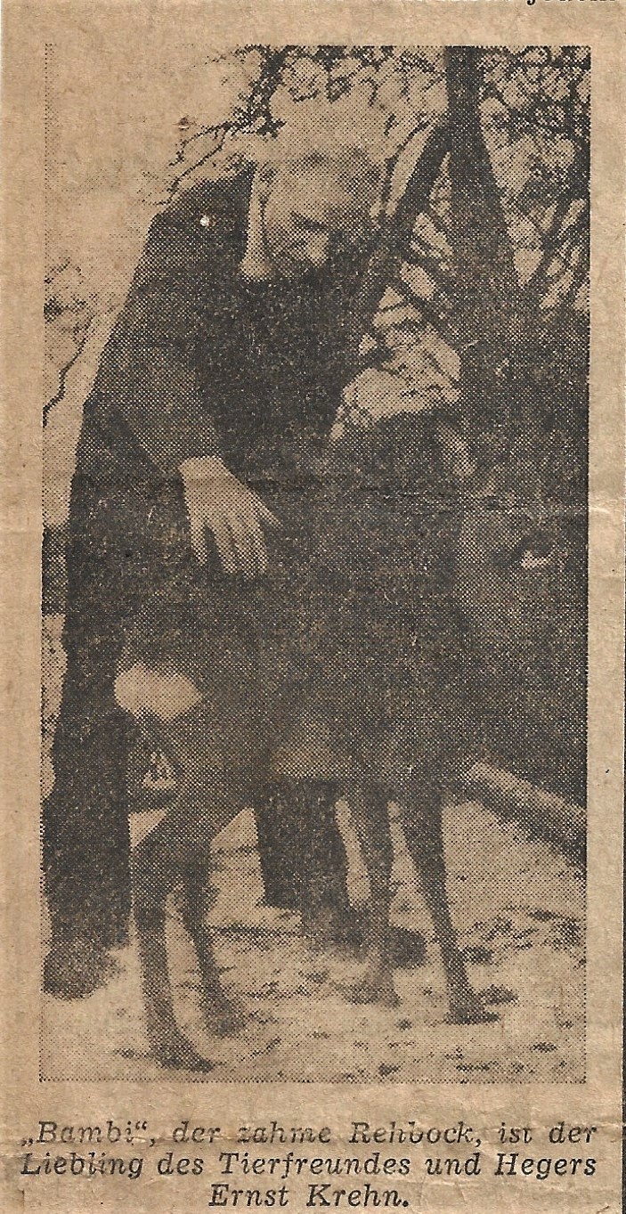 Tierfreund Ernst Krehn 1960