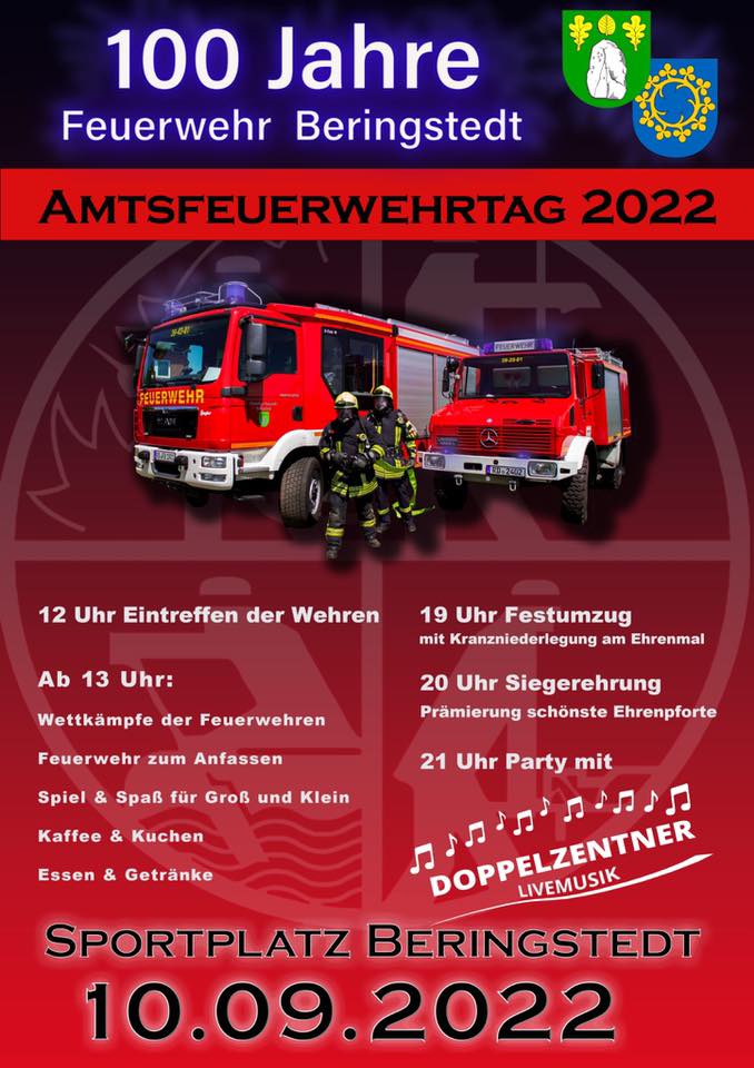 Banner Amtsfeuerwehrtag 2022