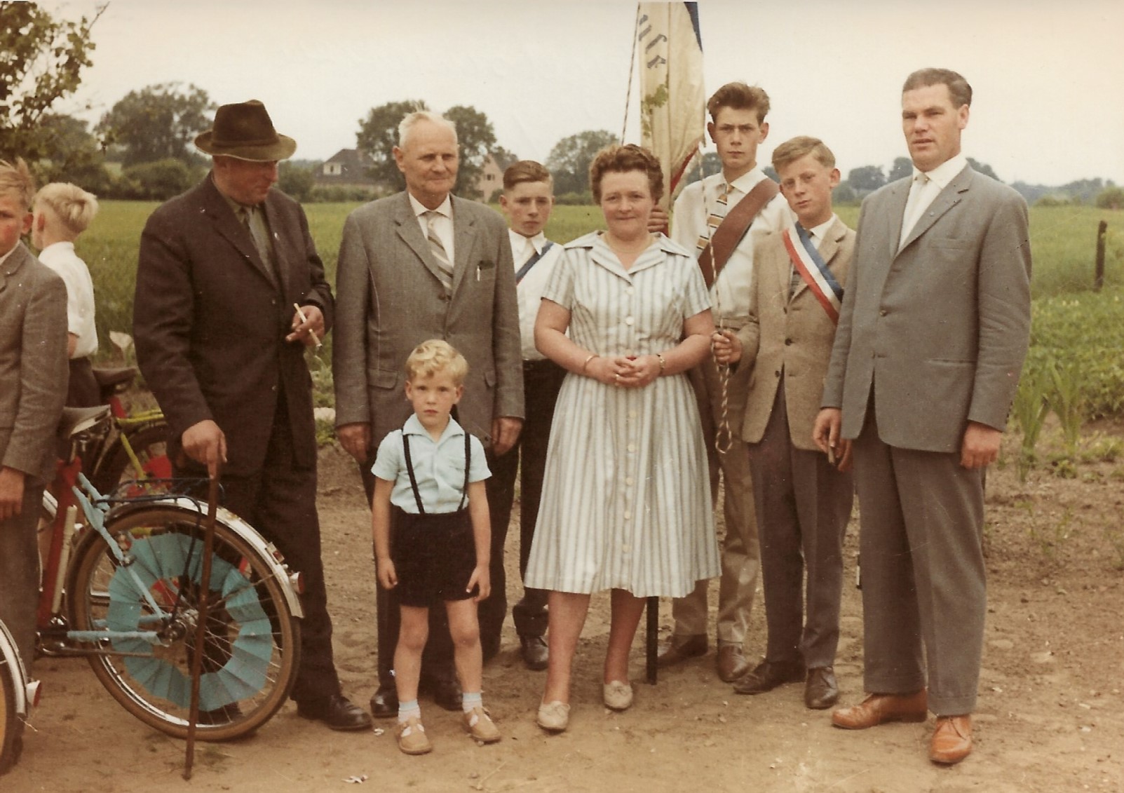 1961 Herm Greve Hans Roske Rolf Ehlers Junge Wilma Illing Friedr. Ehlers Reinhard Solterbeck Jürgen Sievers Ernst Hinrichs
