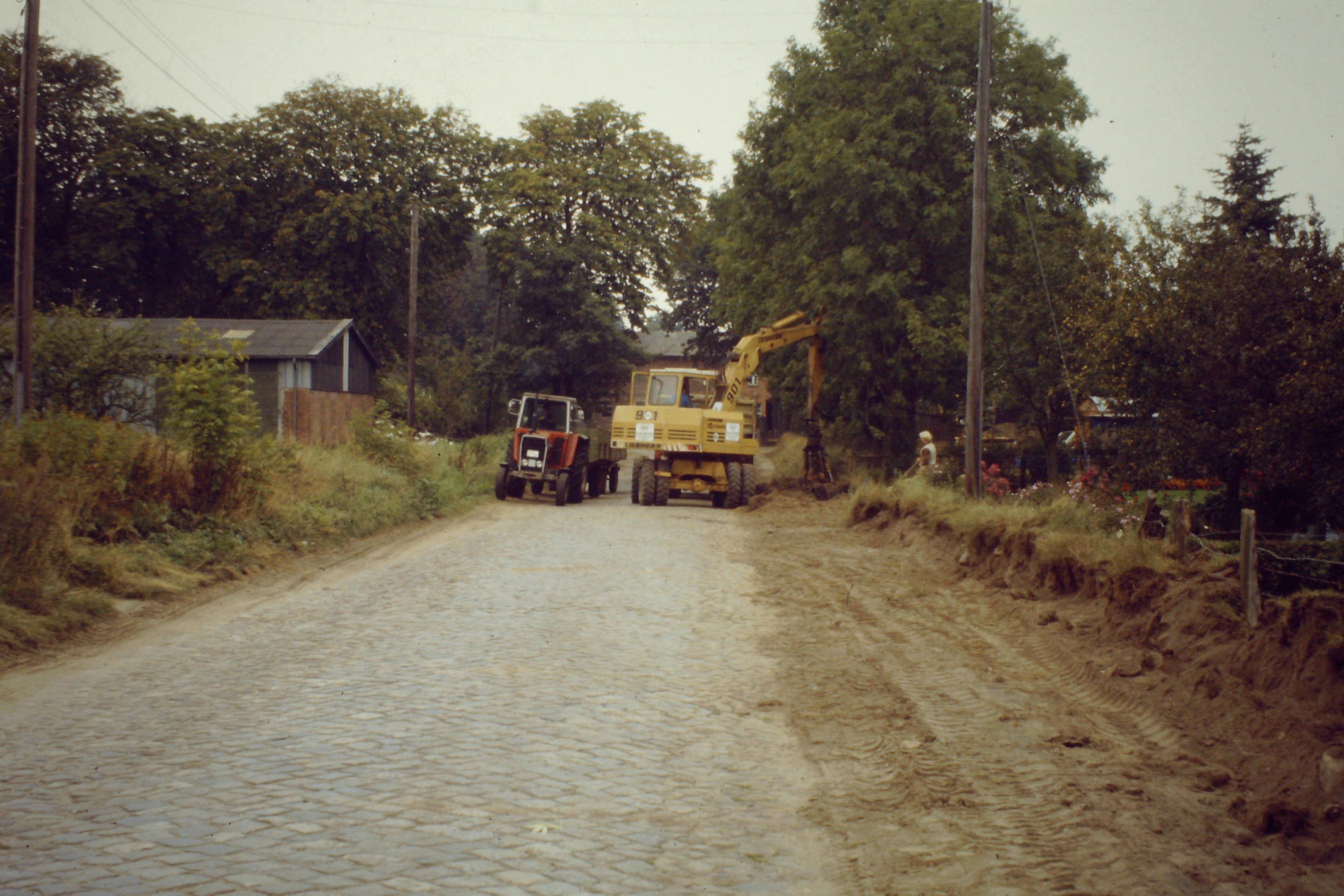 Beginn der Ausbauarbeiten Friedenstraße