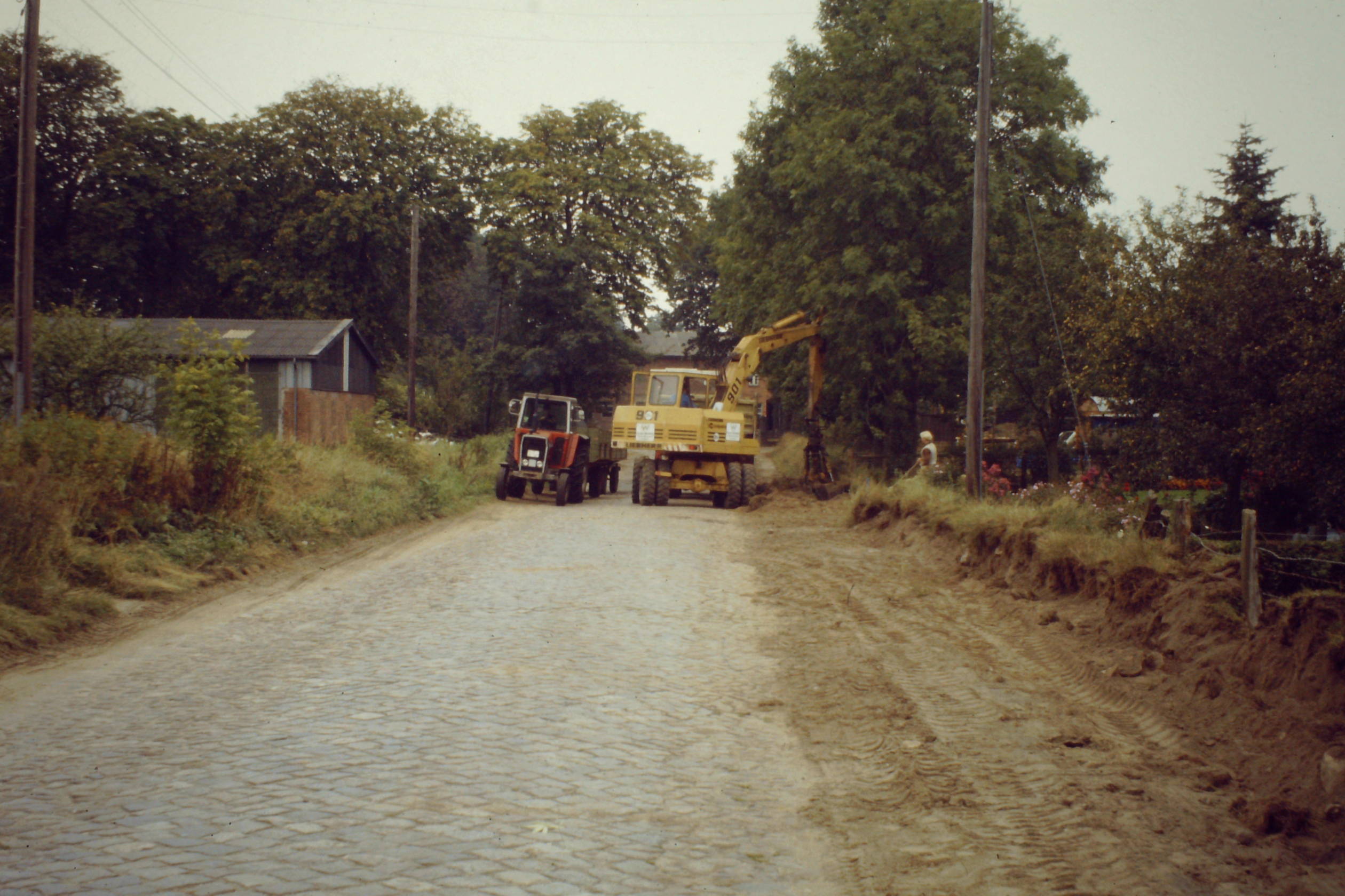 Beginn der Ausbauarbeiten Friedenstraße