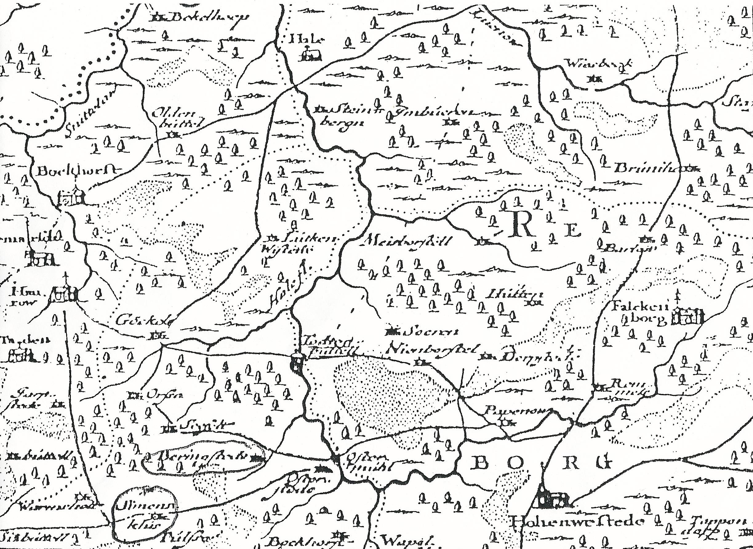 Karte mit Simonclus